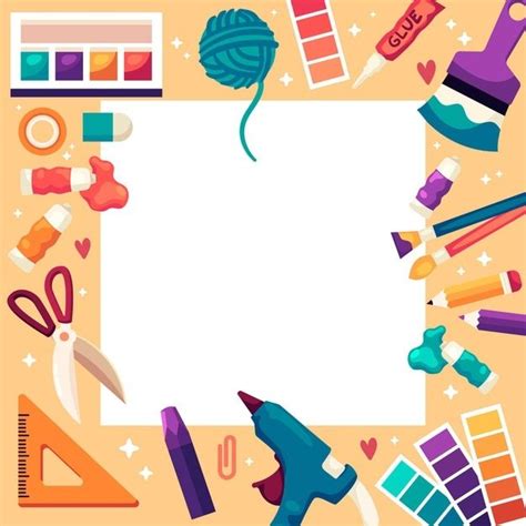 Free Vector | Do it yourself creative workshop copy space | Creative ...