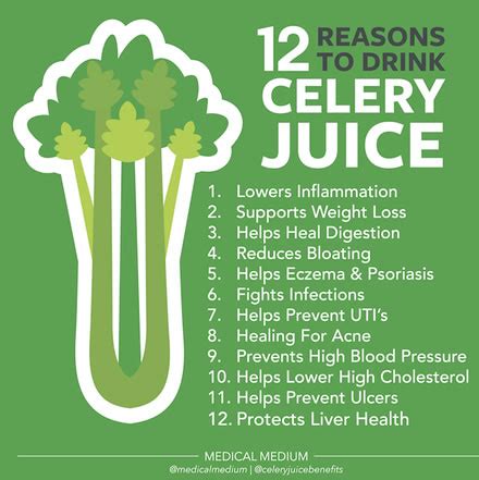 12 Reasons To Drink Celery Juice