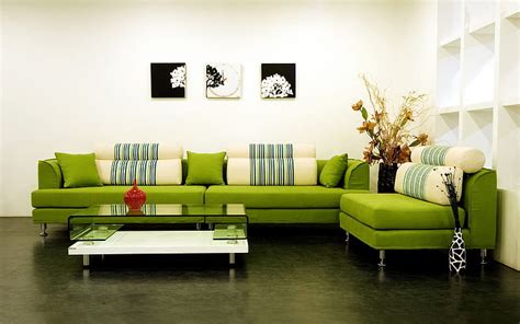 HD wallpaper: Modern Green Sofa, living room, design, background, furniture | Wallpaper Flare