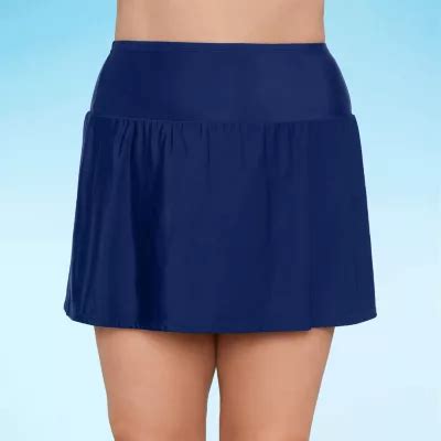 Liz Claiborne Womens Comfort Waistband Swim Skirt - JCPenney