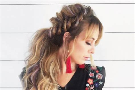 18 Ways To Rock A Ponytail With Bangs | LoveHairStyles.com