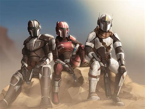 Mandalorians by https://www.deviantart.com/moricdar on @DeviantArt Star Wars Characters Pictures ...