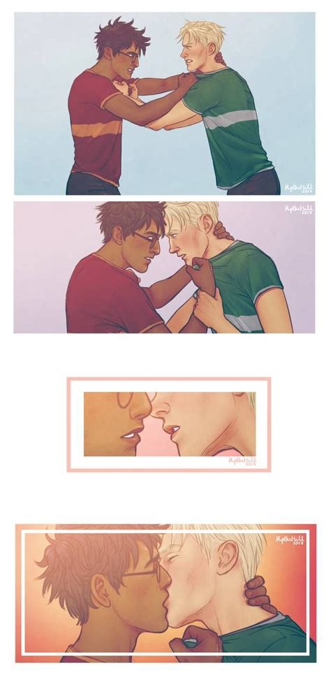 Enemies to Lovers by upthehillart | Drarry fanart, Harry potter artwork, Harry potter fan art