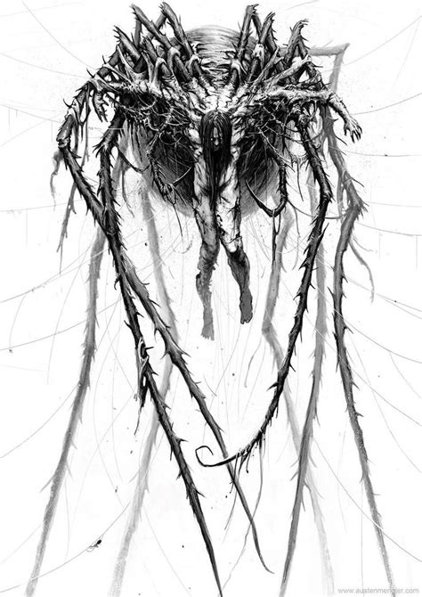 ARACHNOPHOBIA by AustenMengler on DeviantArt in 2020 | Art, Scary art, Horror art