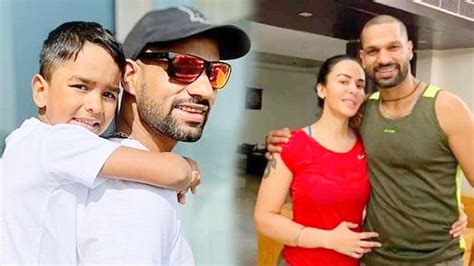 Shikhar Dhawan wife Ayesha Mukherjee: शिखर धवन 3 साल बाद बेटे से ...