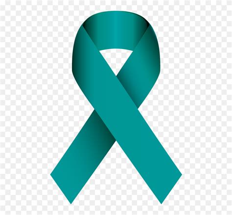 Download Teal Ribbon Clipart - Sexual Assault Ribbon - Png Download ...