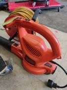 Black & Decker Electric Leaf Blower & Extension Cord Reel with Cord ...