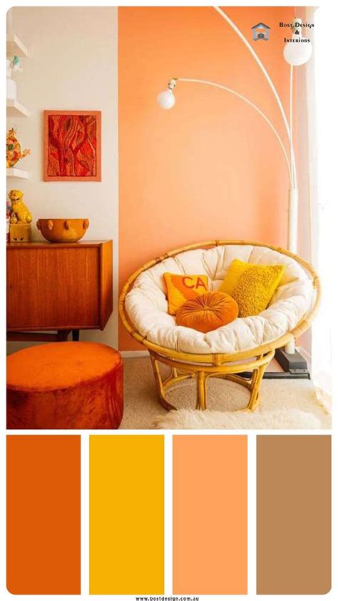 House ideas aesthetic in 2024 | Living room orange, Living room color ...