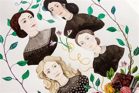 Watercolour “Little Women” Illustrations. Part I :: Behance