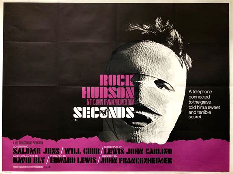 Original SECONDS Movie Poster - Rock Hudson - John Frankenheimer