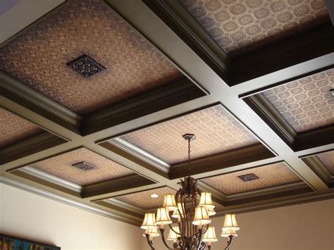 coffered ceiling! | Ceiling design, Coffered ceiling, Wooden ceilings
