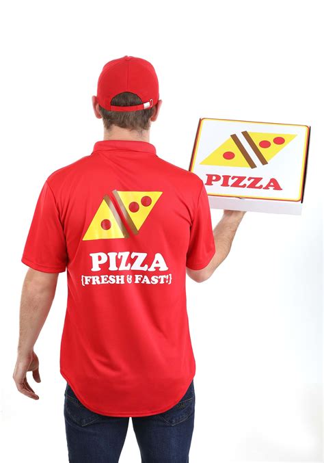 Adult Pizza Delivery Guy Costume