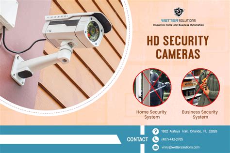 Get wide range of HD Security Cameras in Orlando along with installation service from Wetter Sol ...
