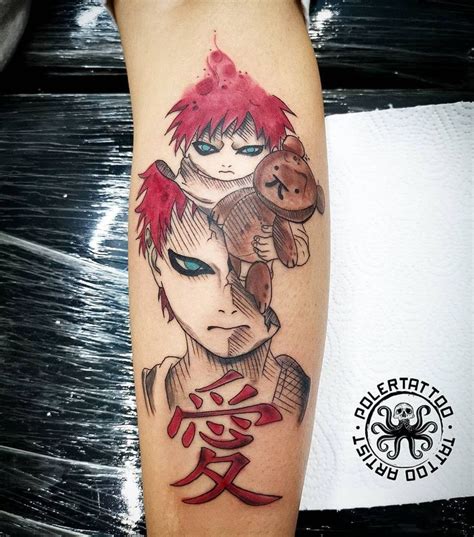 25 Gaara Tattoos for Naruto Fans in 2021 | Gaara tattoo, Naruto tattoo, Cartoon character tattoos