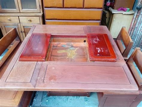 Solidwood dining set on Carousell