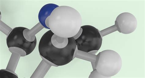 3d nicotine molecule model