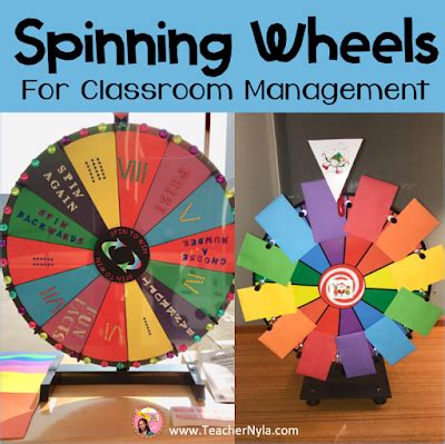 Nyla's Crafty Teaching: Using Spinning Wheels for Classroom Management and Games