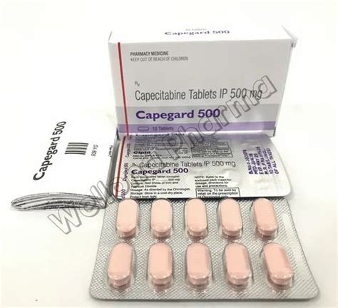 Capecitabine 500 Mg Tablet at Rs 600/stripe | Nana Varachha | Surat ...