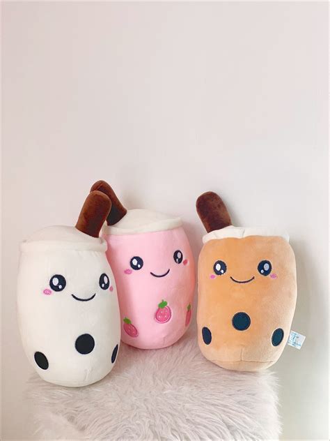 Boba Tea Kawaii Plushies Soft Toy Bubble Tea Plushie Squishy - Etsy UK