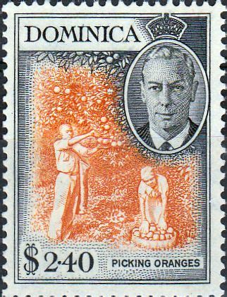 Dominica 1951 King George VI SG 130 Fine Used Scott 132 Other Dominica Stamps HERE Map Crafts ...