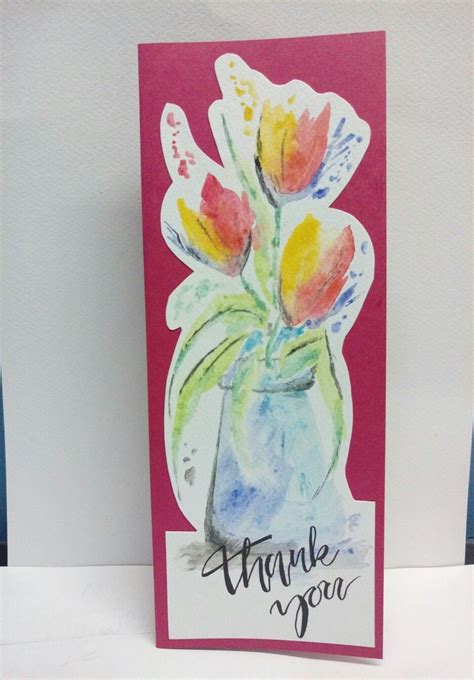 Handmade Watercolor Card | Watercolor cards, Cards, Watercolor