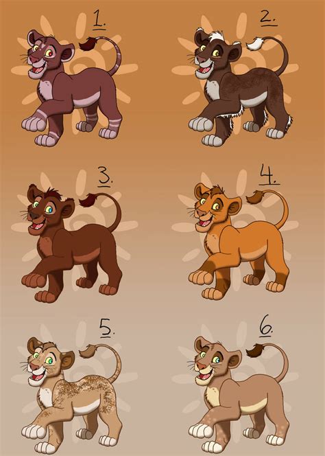 Lion Cub Adoption Auction - CLOSED by Nala15 on DeviantArt