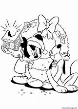 Christmas Mickey Mouse And Pluto S48dd Coloring Page Printable sketch template