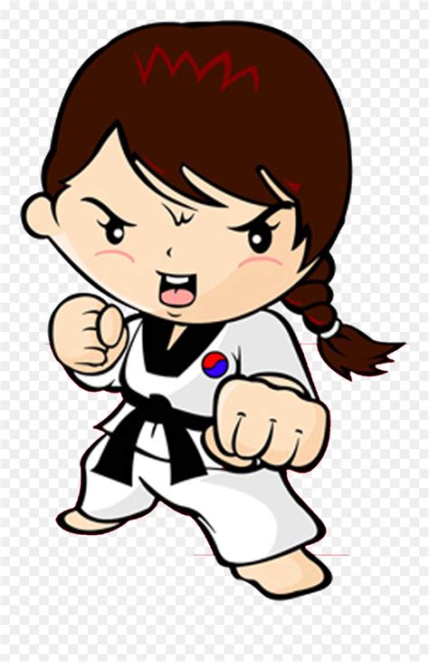 Taekwondo Karate Martial Arts Woman Kick - Tae Kwon Do Clipart - Png Download (#5282306 ...