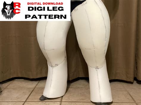 Hollow Foam Digitigrade Leg Pattern - Etsy