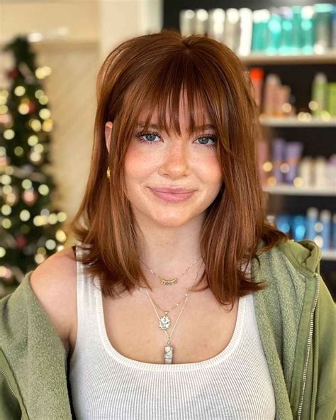 Bangs With Medium Hair, Medium Hair Cuts, Medium Length Hair Styles, Curly Hair Styles, Mid ...