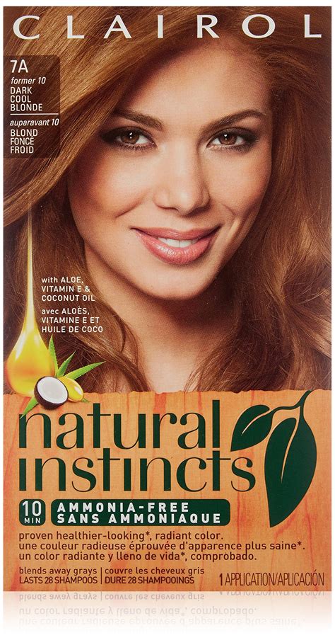 Clairol Natural Instincts Color Chart