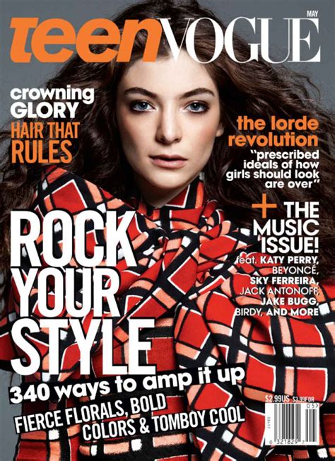 Lorde – Teen Vogue Magazine May 2015 Issue – celebsla.com