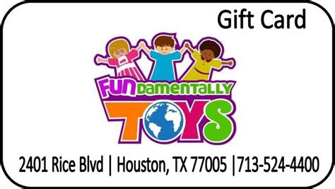 Gift Card - FUNdamentally Toys