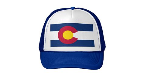 Hat with Flag of Colorado State - USA | Zazzle