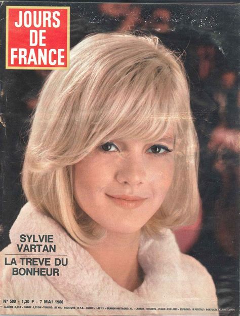 Sylvie Vartan - Jours de France n°599, 05 mai 1966 Vintage Hairstyles, Bob Hairstyles, Vartan ...