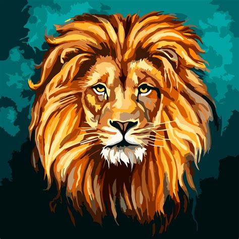 Just painted this picture in the new coloring app: | Lion painting ...