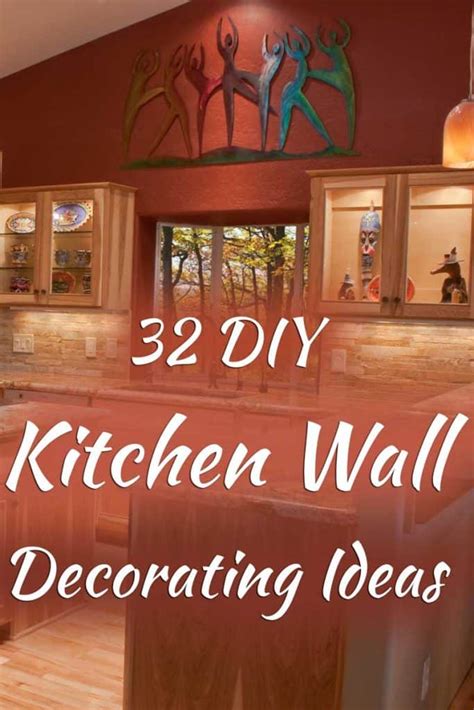 20+30+ Decorating Kitchen Wall Ideas – HOMYRACKS