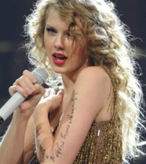 Taylor Swift Tattoo On Her Arm