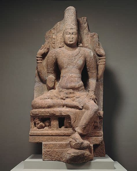 Enthroned Vishnu Period:Pandyan period (early 4th–13th century) Date:second half of the 8th ...