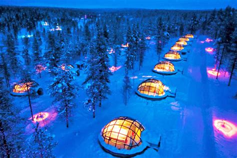 Thermal Glass Igloos Offer Views of the Northern Lights at Finland's Hotel Kakslauttanen ...