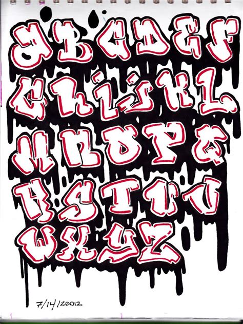 Graffiti Font | Graffiti lettering, Graffiti lettering fonts, Graffiti ...