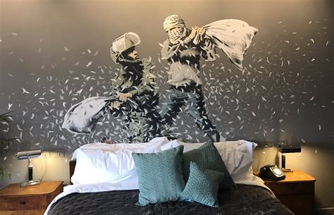 See inside Banksy’s new Walled Off Hotel in Bethlehem – Channel 4 News