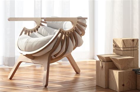 Shell Chair interior scene 3D model | CGTrader