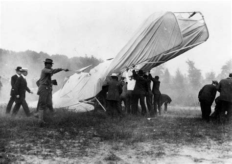 At the scene of the first airplane crash fatality, 1908 | MATTHEW'S ISLAND