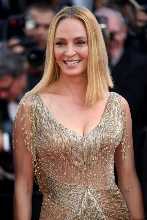 UMA THURMAN at 70th Annual Cannes Film Festival Closing Ceremony 05/28 ...