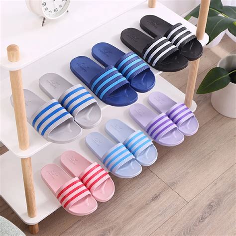 Customized Plastic Slippers 2020 New Summer Hotel Indoor Pvc Slippers Women Men Adult Custom ...