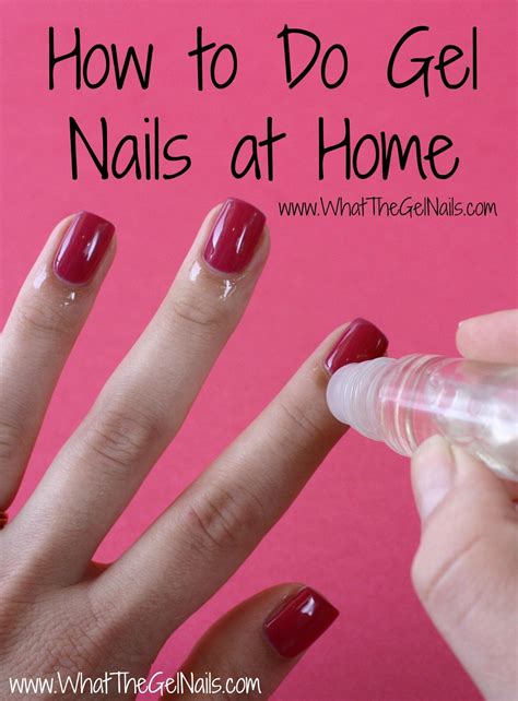 How to Do Gel Nails at Home - gnarlyhair.com | Gel nail removal, Gel nails diy, Hard gel nails