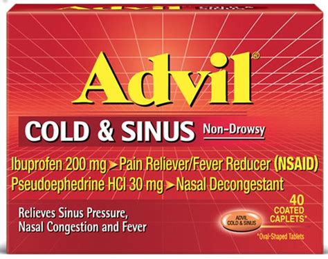 Advil® Cold & Sinus Reviews 2020