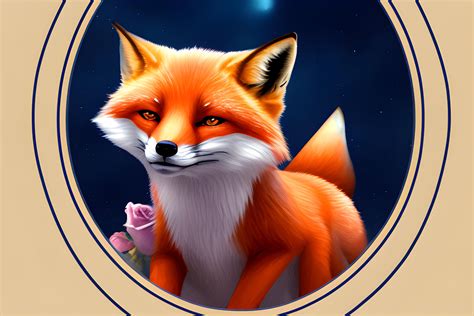 little prince, fox, rose | Wallpapers.ai
