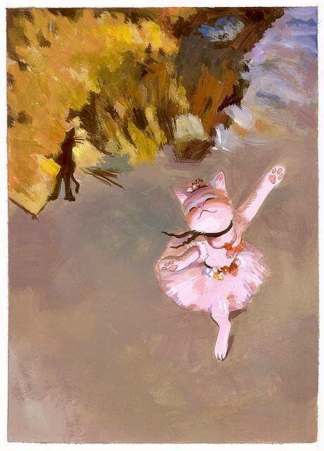 Gatta ballerina | Cat art, Dancing cat, Cats illustration